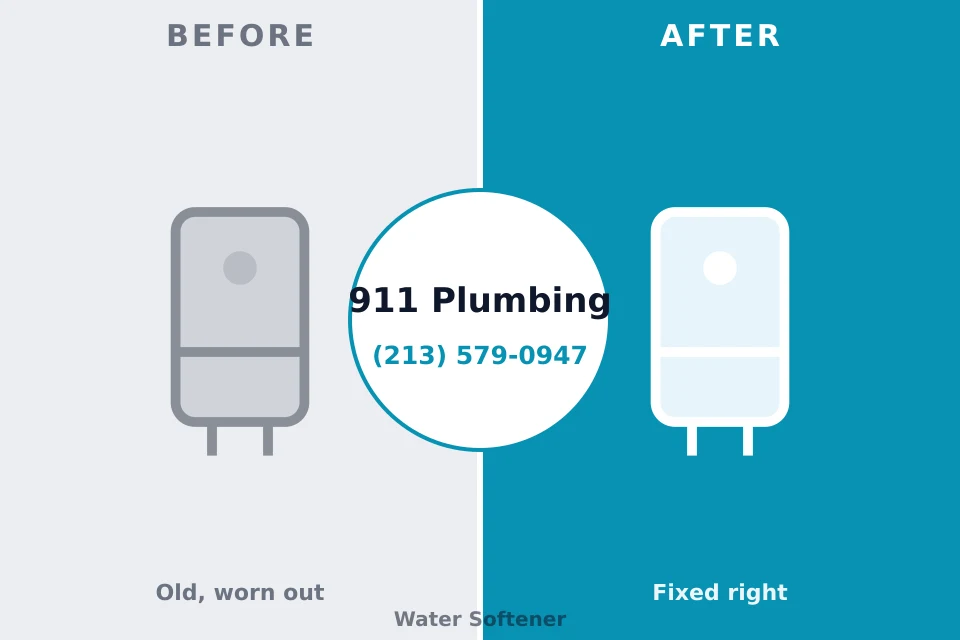Before and after: plumbing repair Wanatah, IN